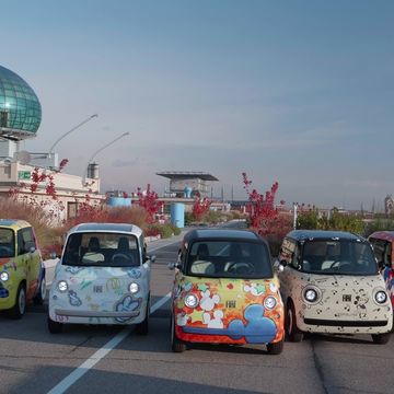 Los 5 Fiat Topolino creados en honor a Disney se pasean por Lingotto