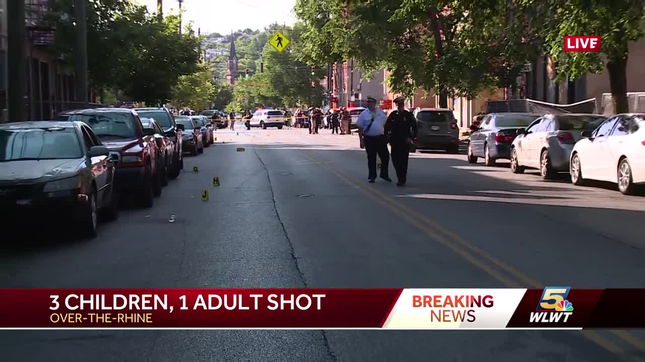 Police: 4 shot, including three juveniles, near park in Over-the-Rhine