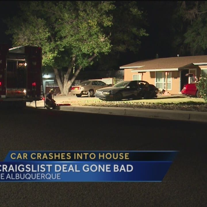 Craigslist Deal Gone Bad Car Crashes Into Home
