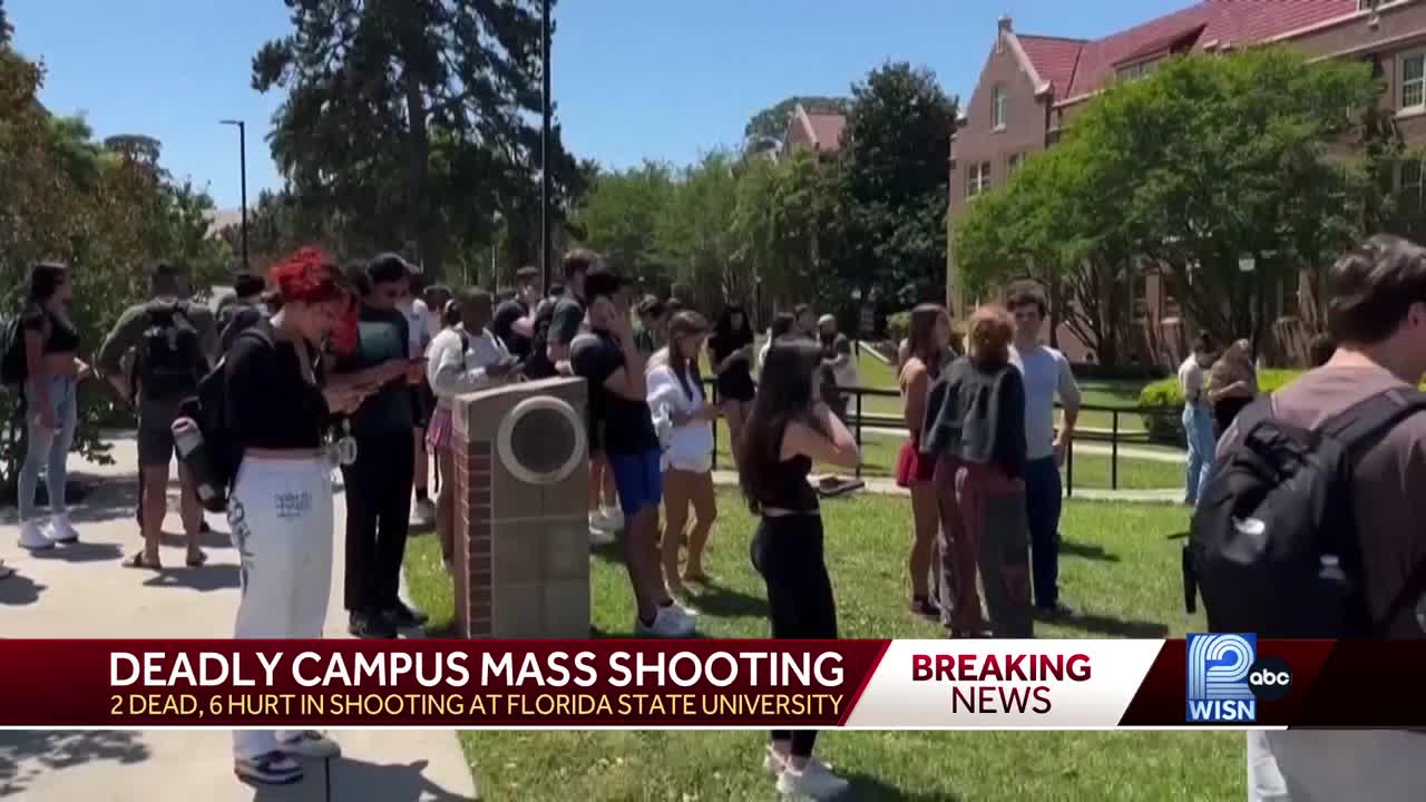 Deadly campus mass shooting: 2 dead, 6 hurt at Florida State University
