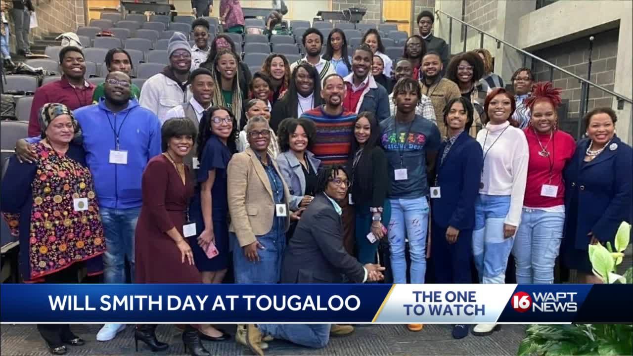 Will Smith visits Tougaloo