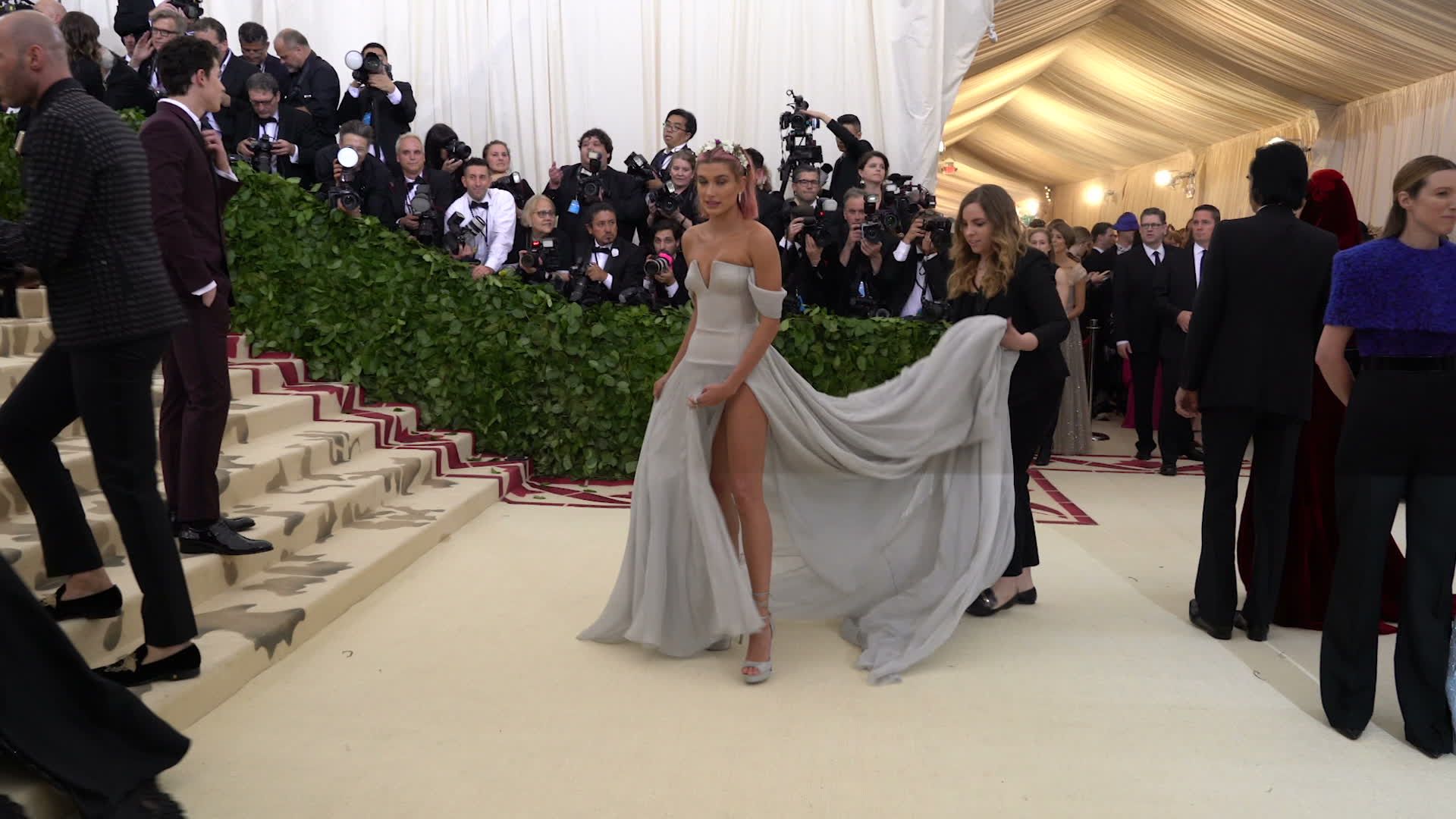 Hailey Baldwin at the 2018 Met Gala