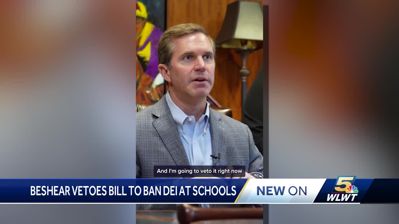 Democratic Gov. Beshear vetoes GOP bill aimed at dismantling DEI efforts in public universities