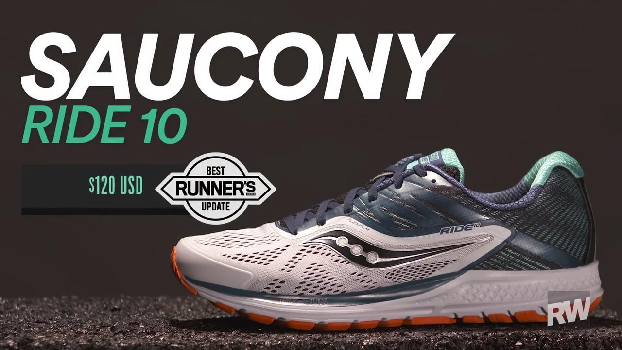 saucony ride 10 women's grey