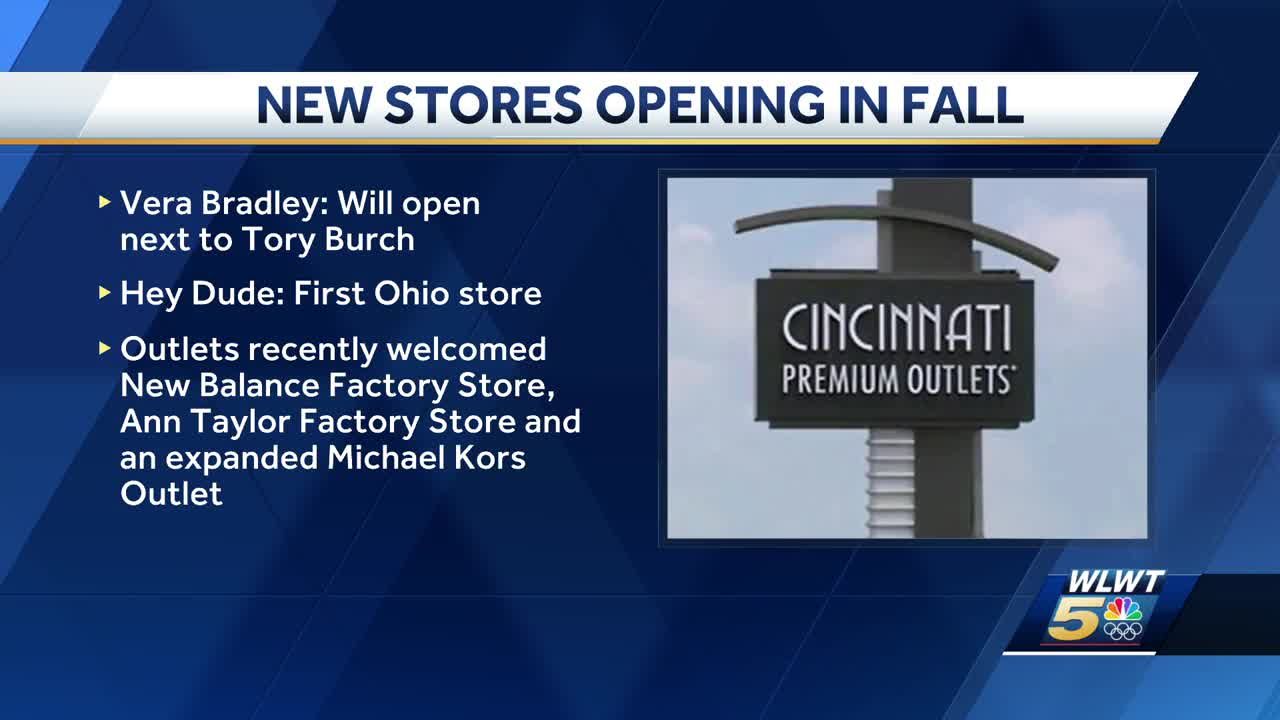 Cincinnati Premium Outlets announces new stores coming this fall