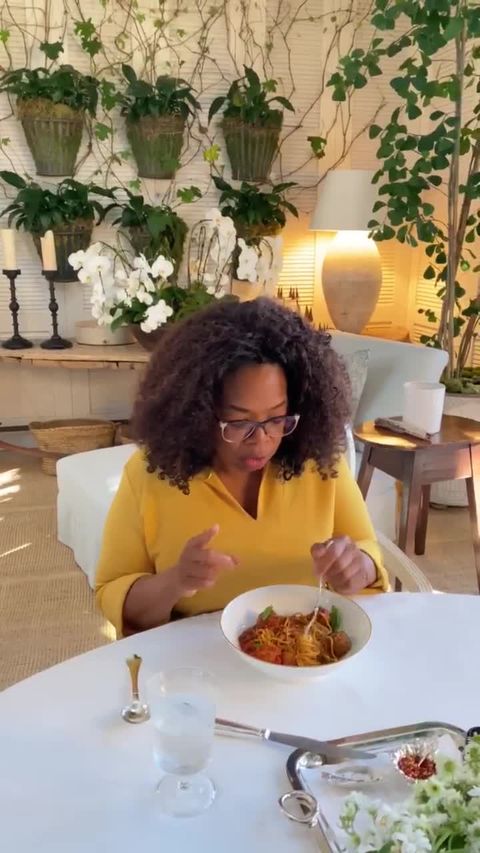 preview for Oprah Spaghetti No Meat-Balls Recipe