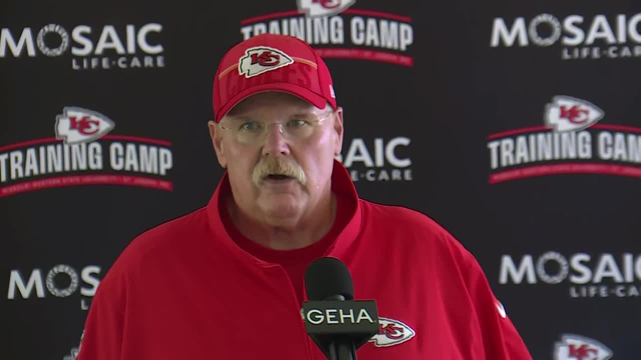 Severe weather rolls through KC Chiefs training camp Saturday