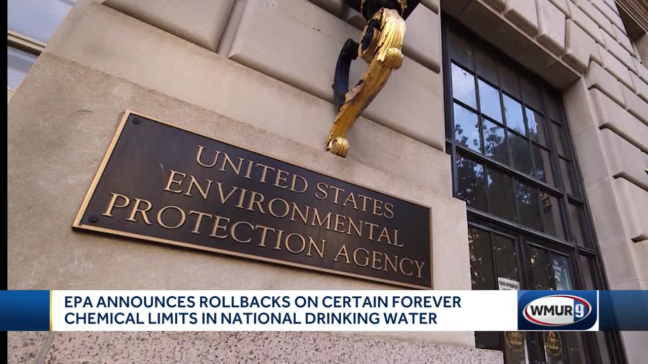 EPA announces rollbacks on certain 'forever chemical' limits in national drinking water