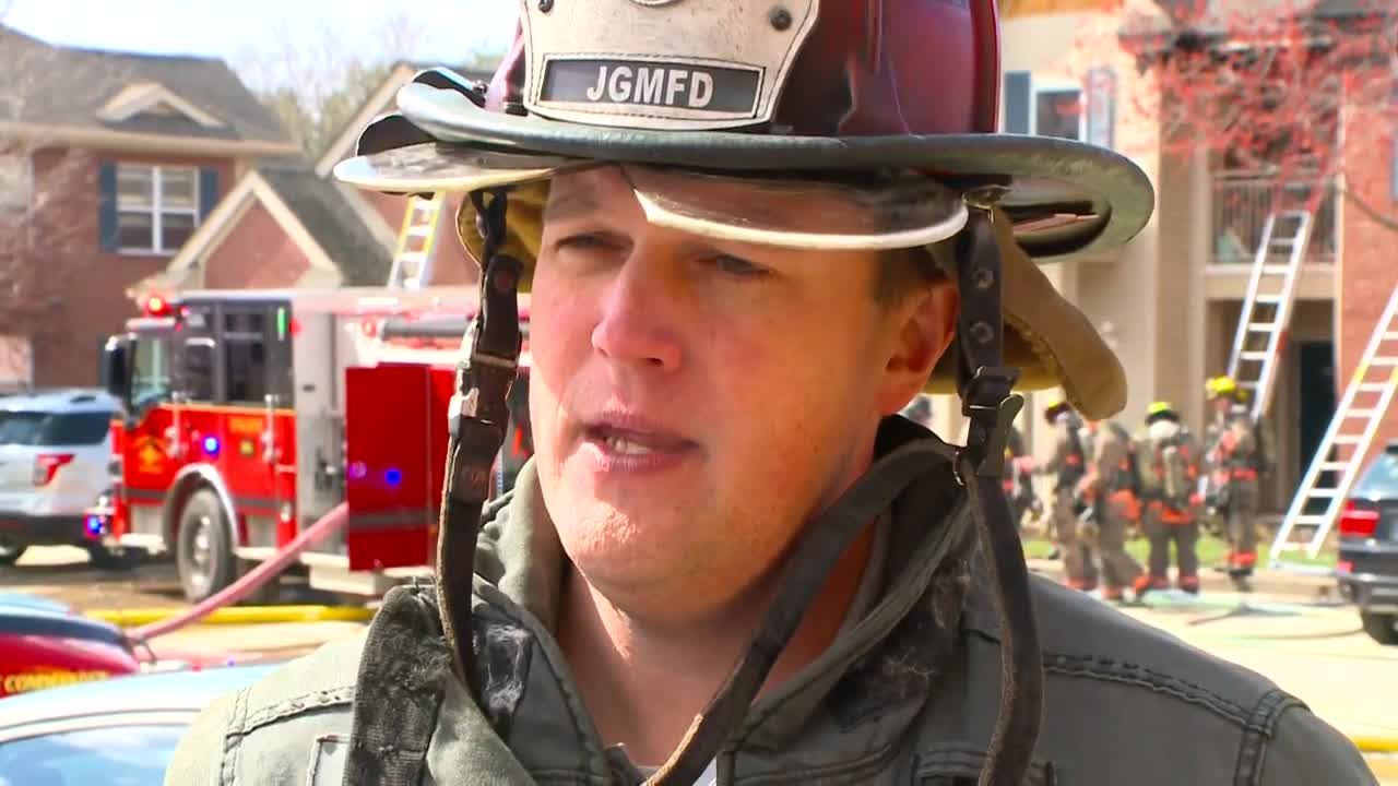 Johnston fire official: 12 adults, 6 kids displaced due to townhome fire