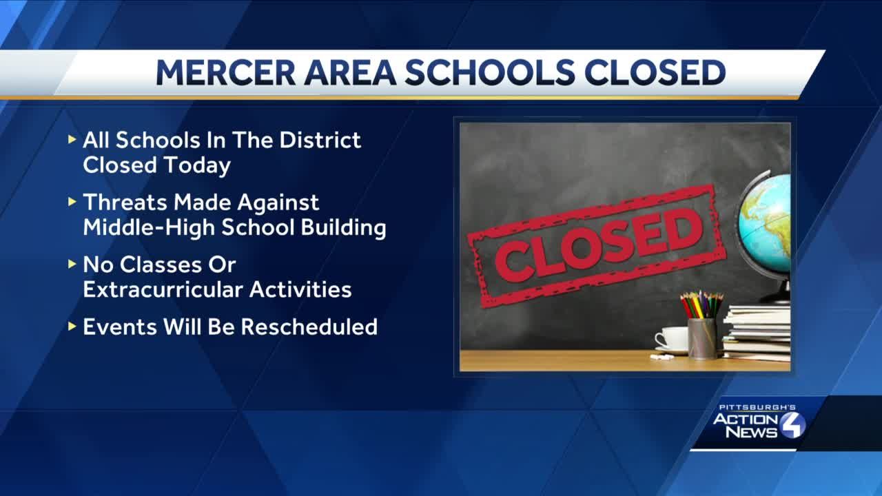 Report of hit list leads to closure of the Mercer Area School