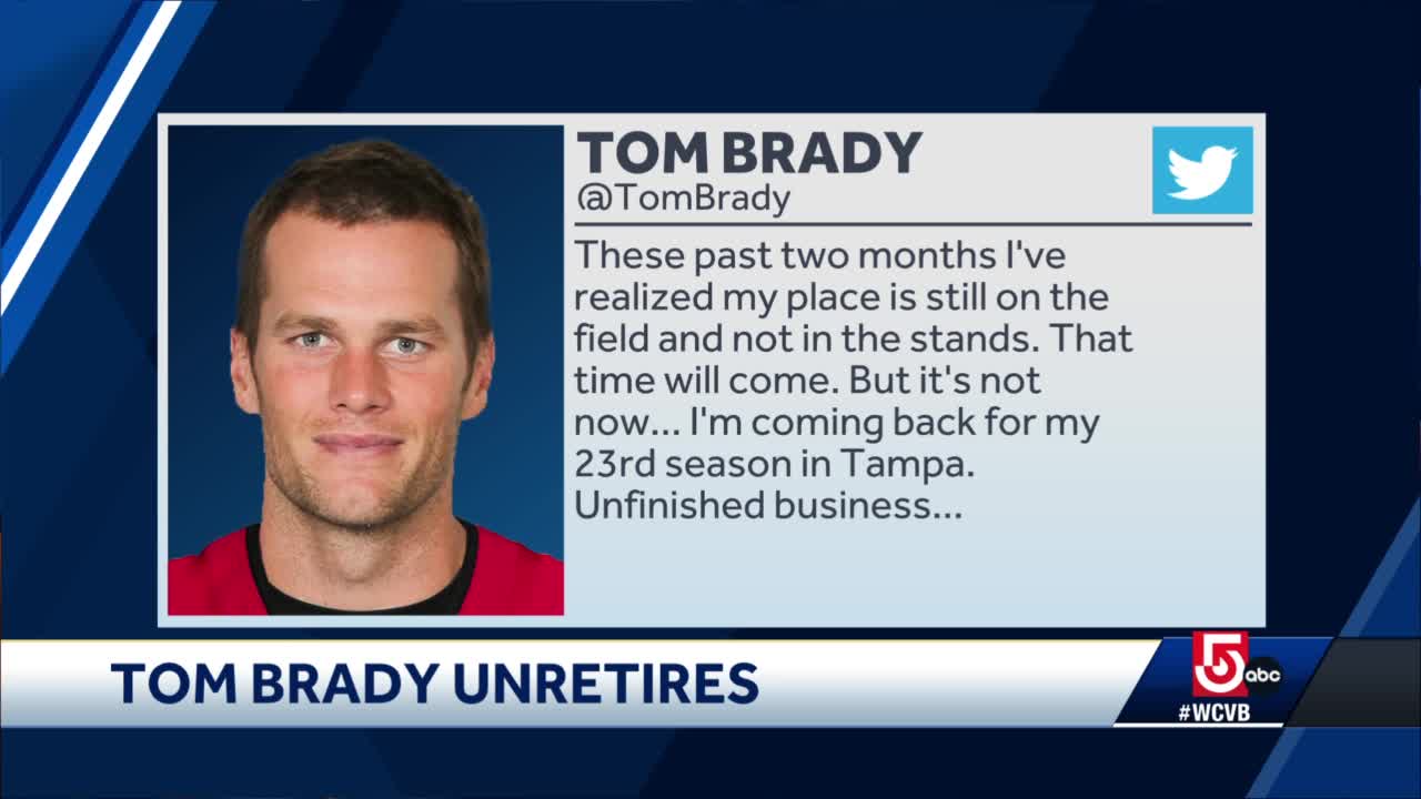 Tom Brady is back - Social media reacts to TB12 unretiring from NFL - ESPN