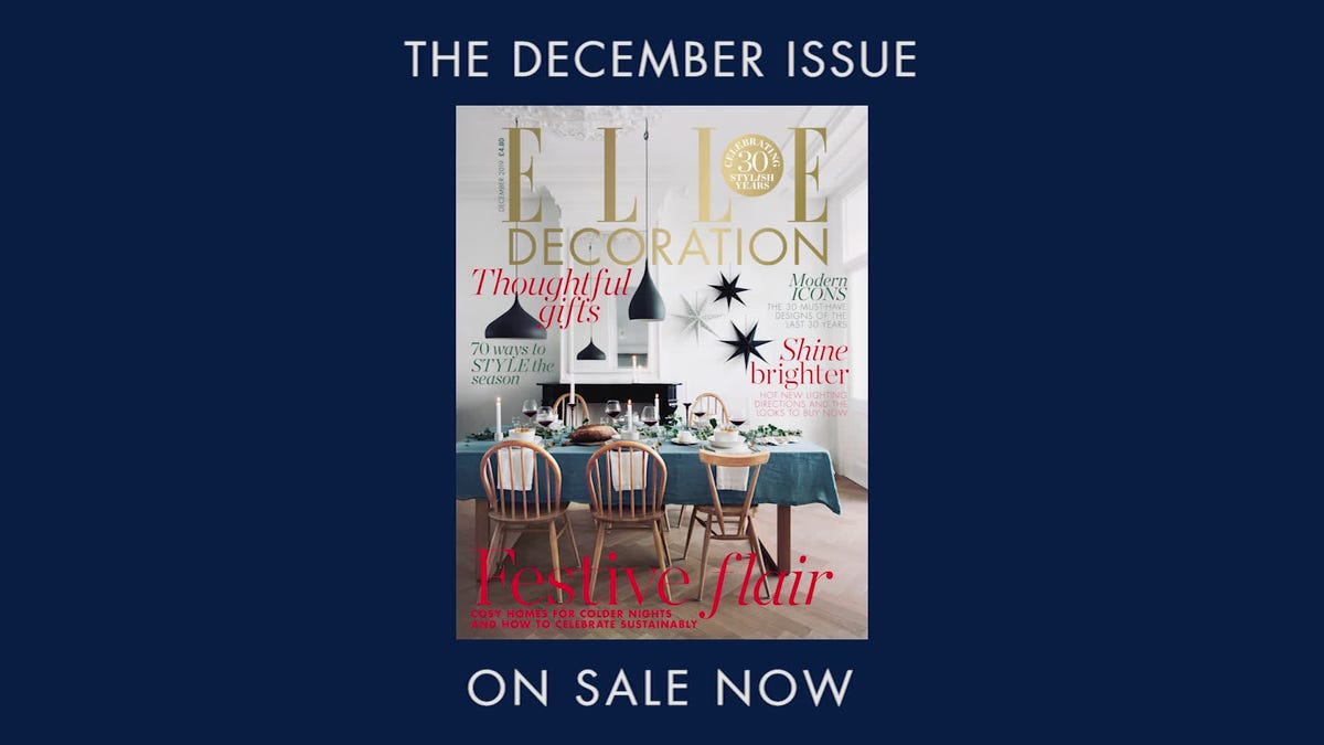 Christmas decorations table