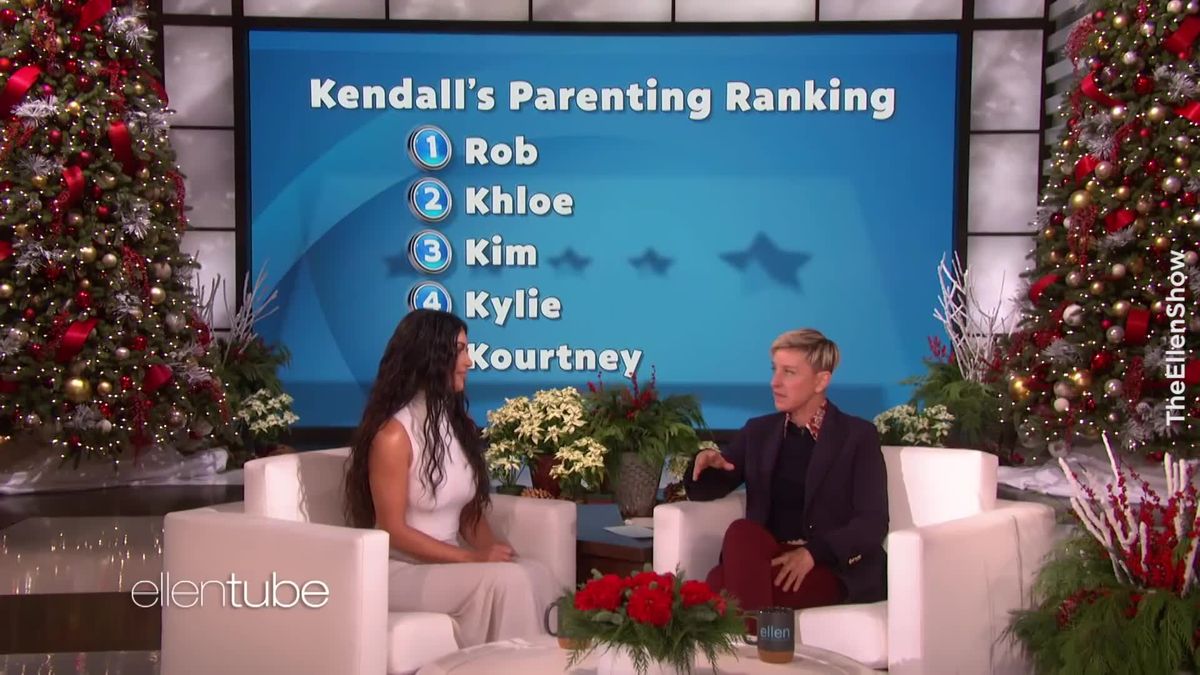 preview for Kim Kardashian reacts to Kendall Jenner's parenting ranking