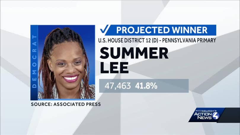 Summer Lee wins Democratic nomination for . House in PA's 12th  Congressional District