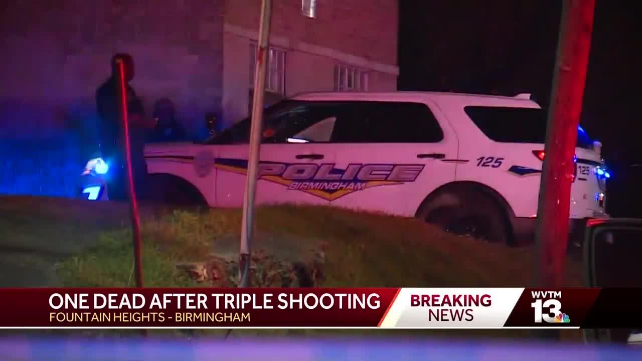 One Dead In Triple Shooting Fountain Heights Community Of Birmingham