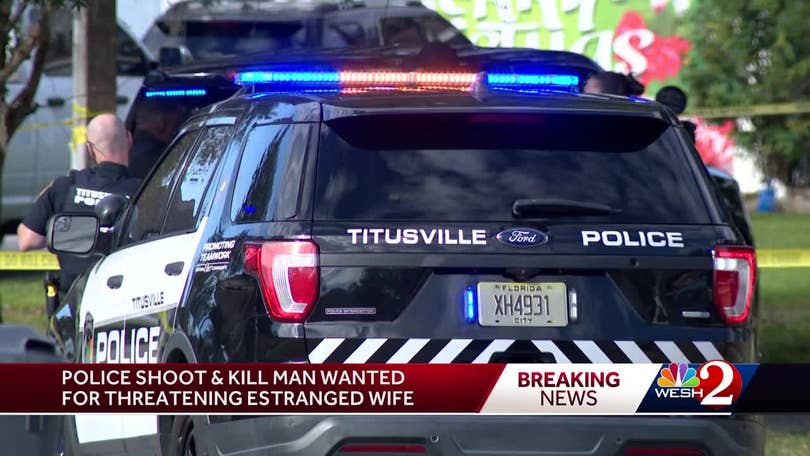 Officers: Titusville police shoot, kill domestic violence suspect