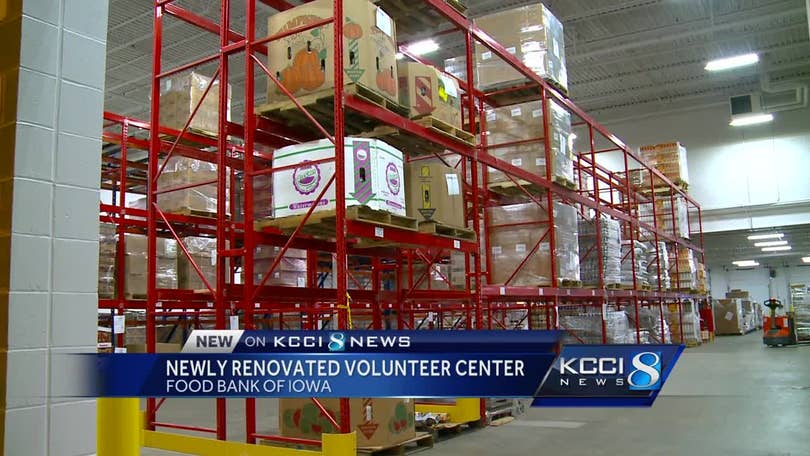 Food Bank Of Iowa Opens Massive New Volunteer Center