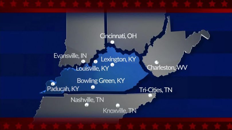KY Kentucky Map Louisville Flag Wildcats Home of University of 