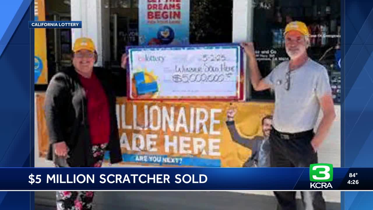 $5 million scratcher sold in small California community