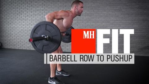 preview for Barbell Row To Pushup