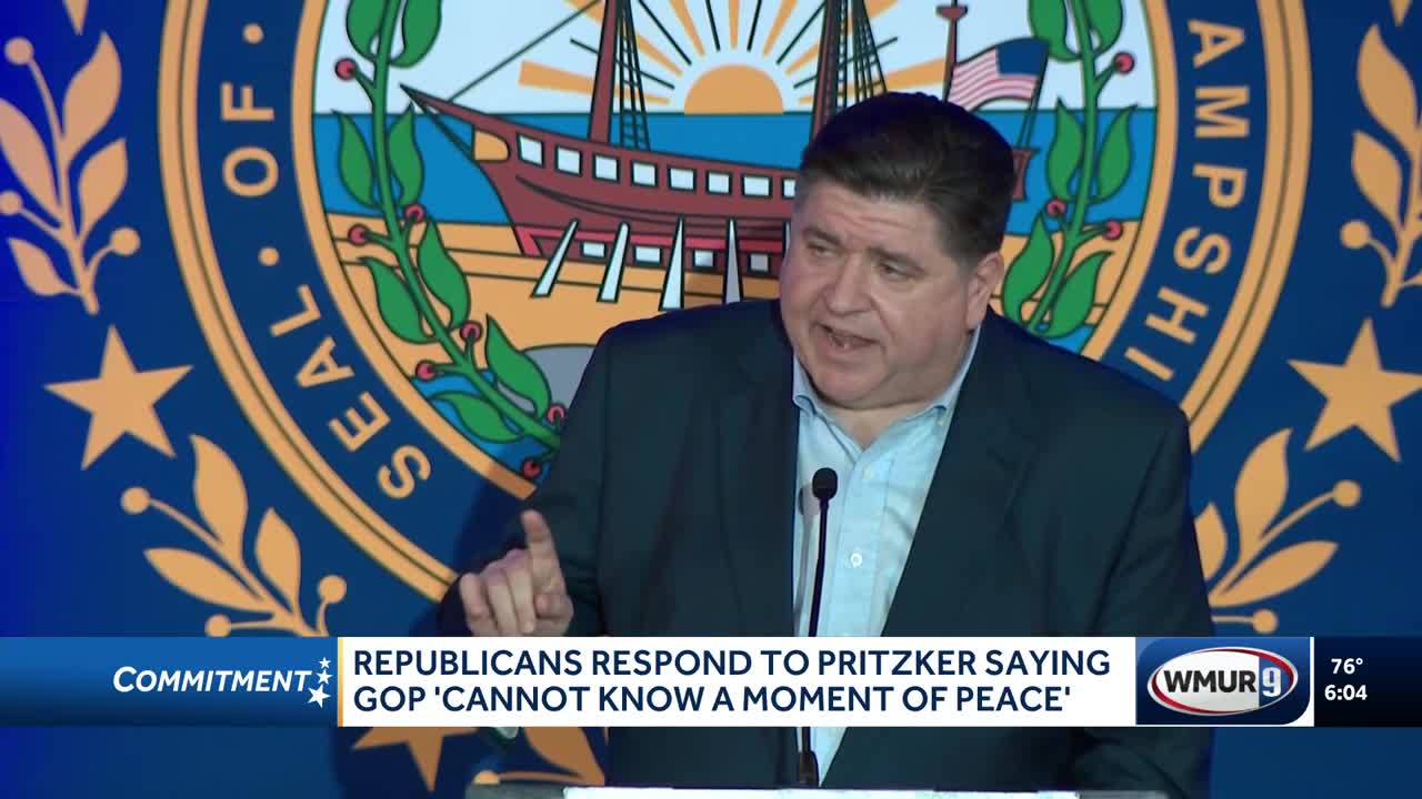 Pritzker's fiery speech inspires Democrats, angers Republicans