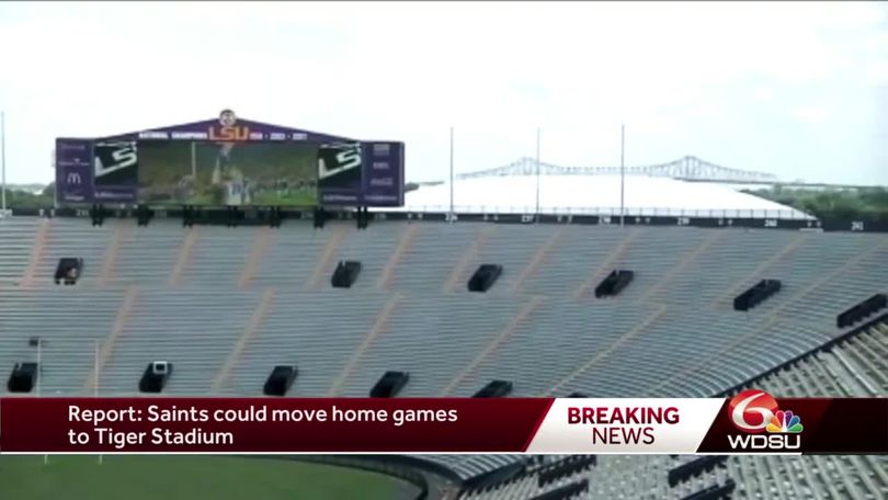 New Orleans Saints working with LSU to move home games to Tiger Stadium