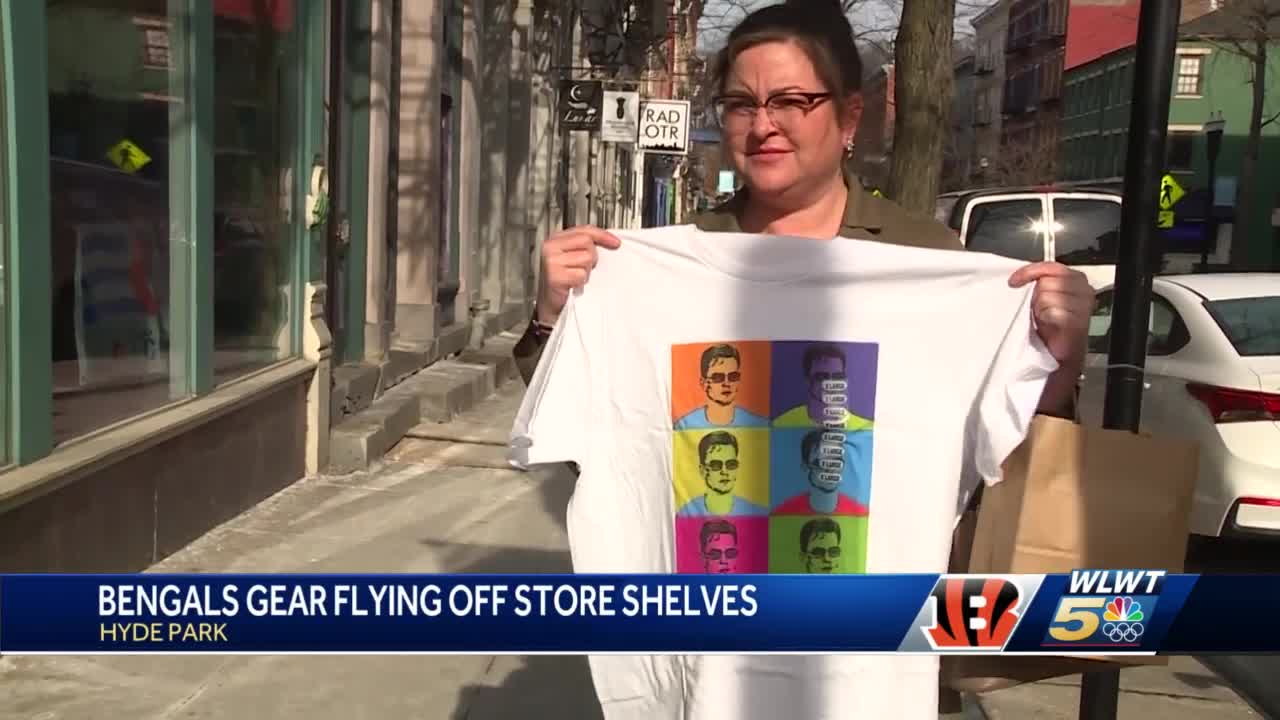 Bengals merchandise flying off shelves 