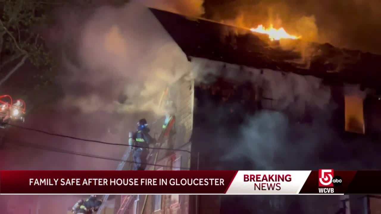 Overnight fire ravages home in Gloucester
