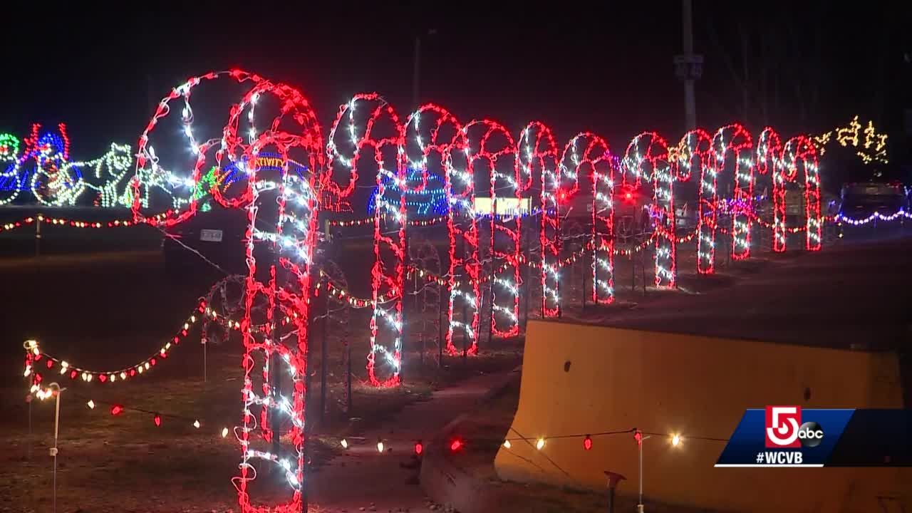 Drive-Thru Holiday Lights Show Opens At Home Of The Patriots