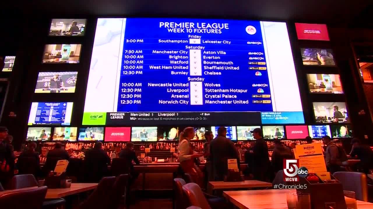 Check Out This Giant Tv At Newest Bar Near Td Garden
