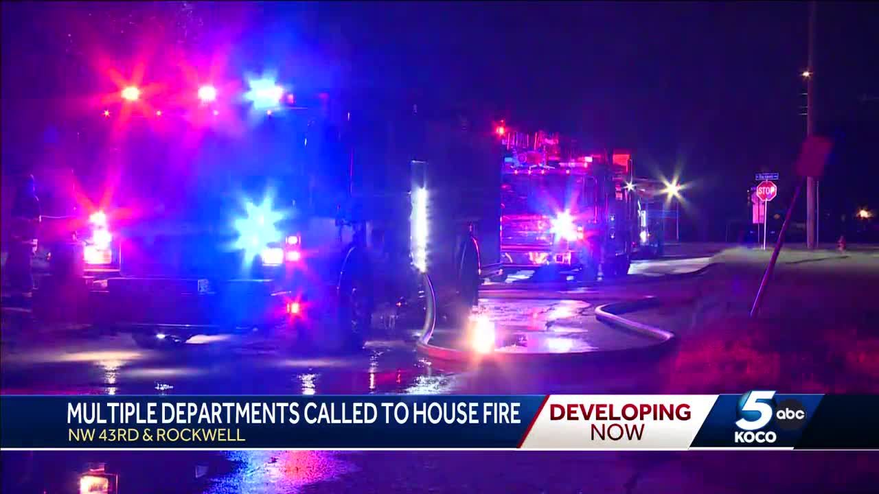 Multiple departments called to house fire in Bethany