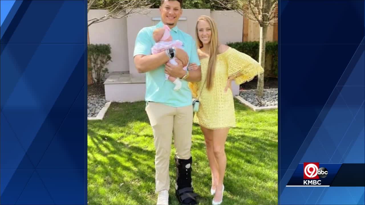 Patrick Mahomes and Brittany Matthews enjoy their first Easter