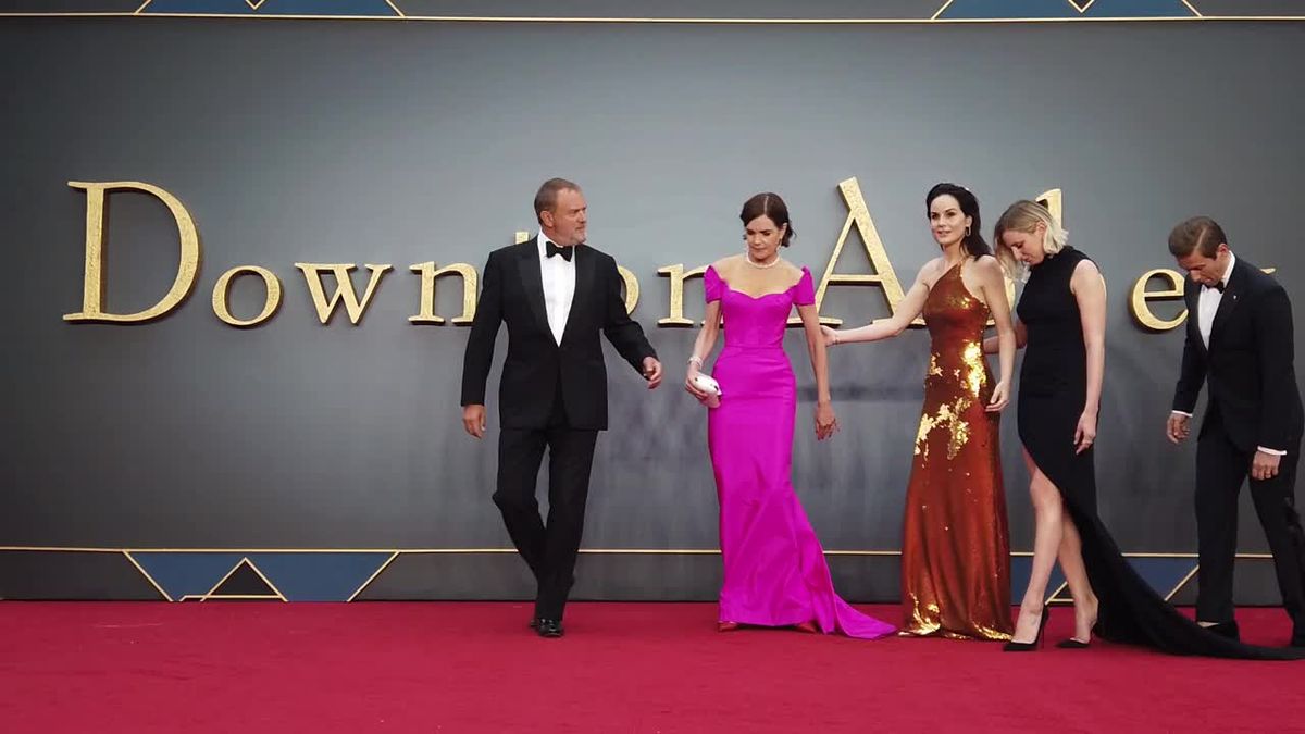 preview for The cast of the Downton Abbey movie attend the London premiere