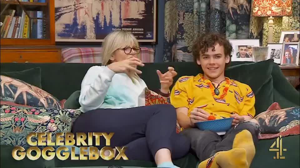 preview for Gogglebox's Zoe Ball and son Woody in NSFW moment (Channel 4)
