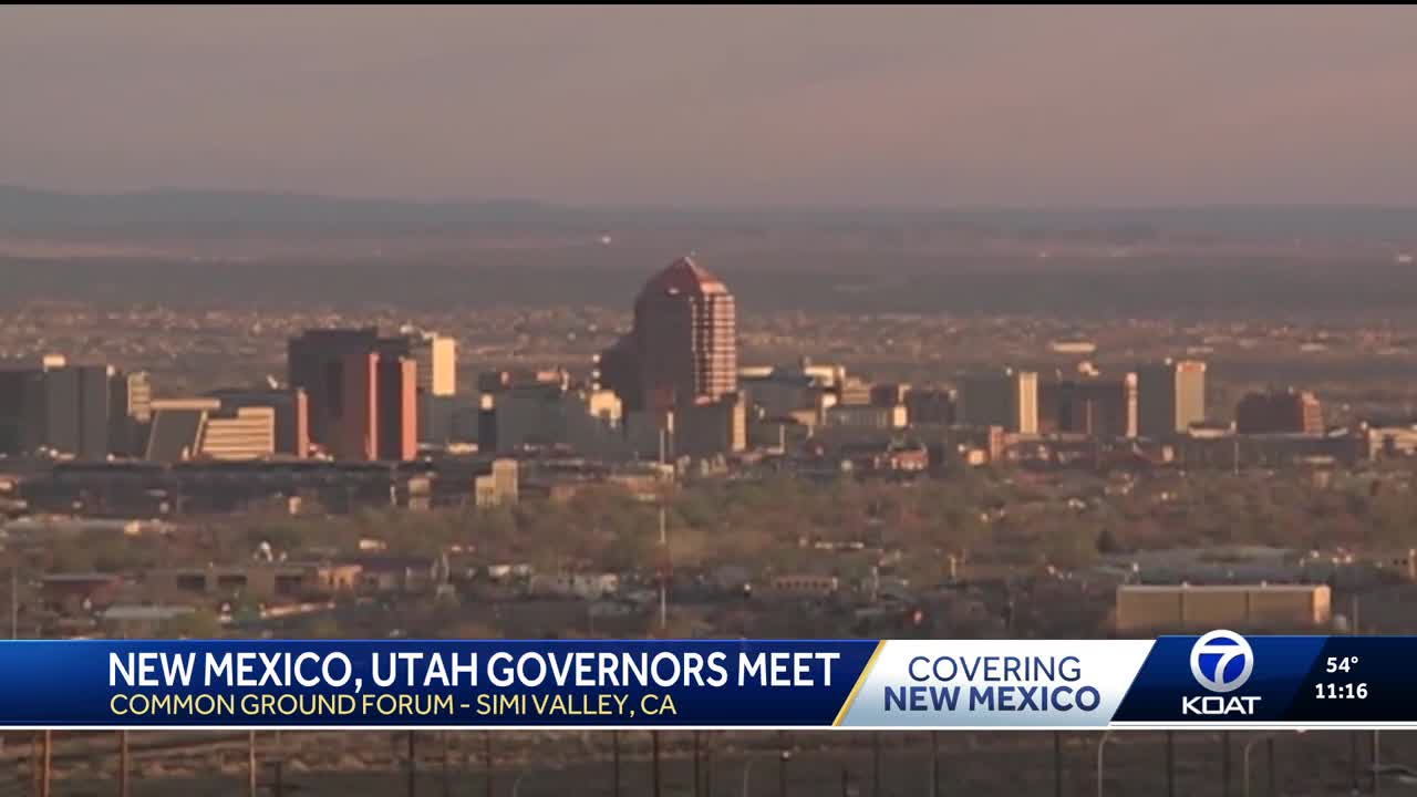 New Mexico and Utah governors seek common ground