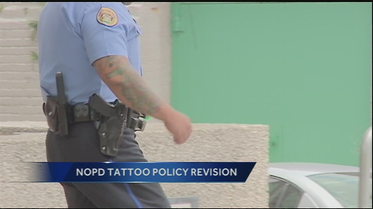 NOPD revises tattoo policy