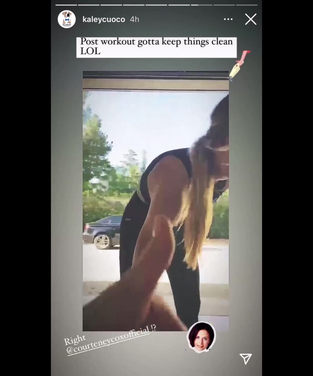 Kaley Cuoco, 35, Shares Intense Workout Instagram Story Video