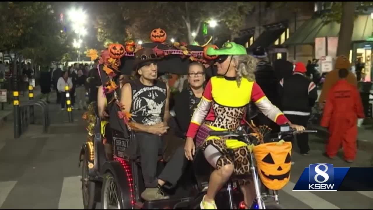 Halloween in Downtown Santa Cruz Road closures and triple fines