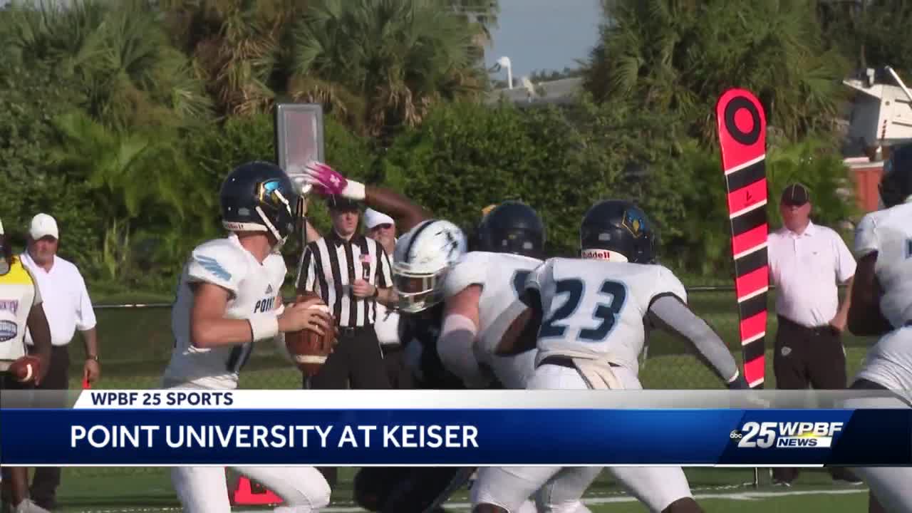 No. 7 Football Blanks Point, 30-0 - Keiser University Athletics