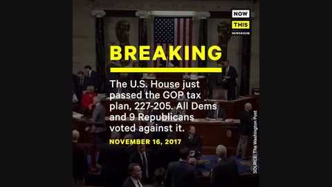 preview for House Republicans Pass Tax Plan
