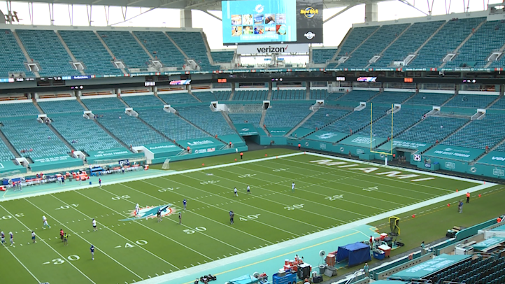 Miami Dolphins fans enjoy game at Hard Rock Stadium with new procedures
