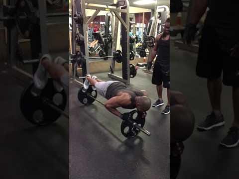 preview for Guy Does Pushups on Barbell