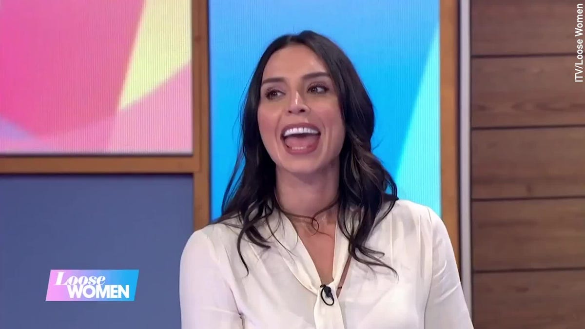 Christine Lampard shines in ultimate festive dress