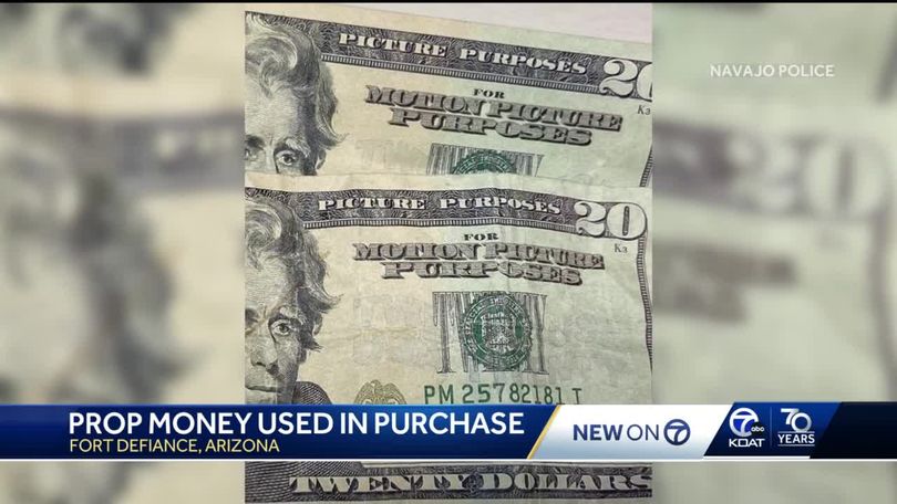 Police warn of movie prop money used as actual currency