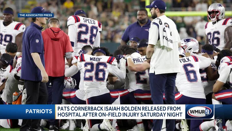 Patriots' Isaiah Bolden evaluated, released from hospital after