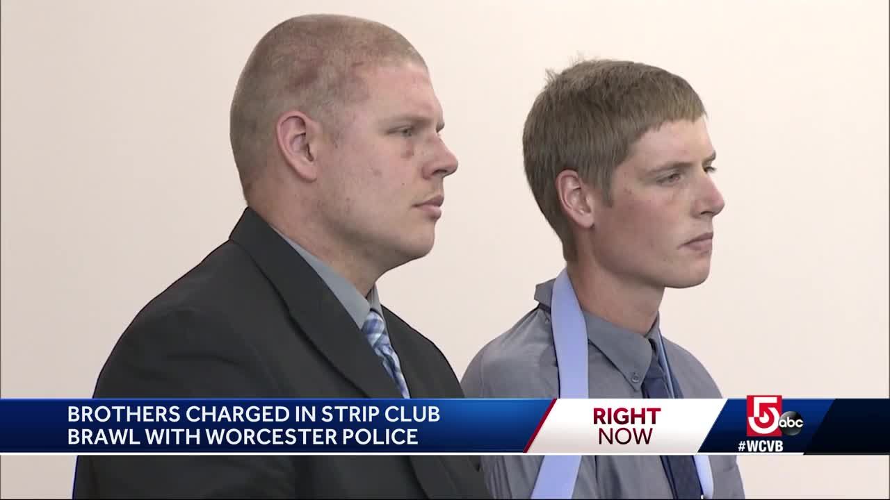 Brothers charged in strip club brawl with Worcester police