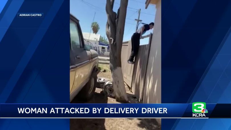 Cellphone video shows Amazon driver break into Turlock home
