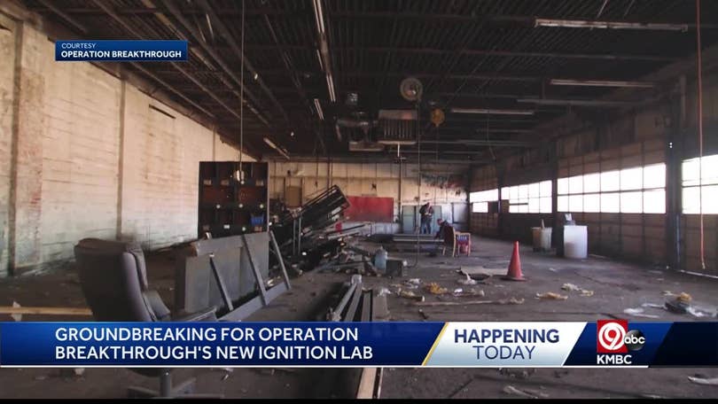 How Travis Kelce, Operation Breakthrough plan to turn this old muffler shop  into a teen coworking space, lab