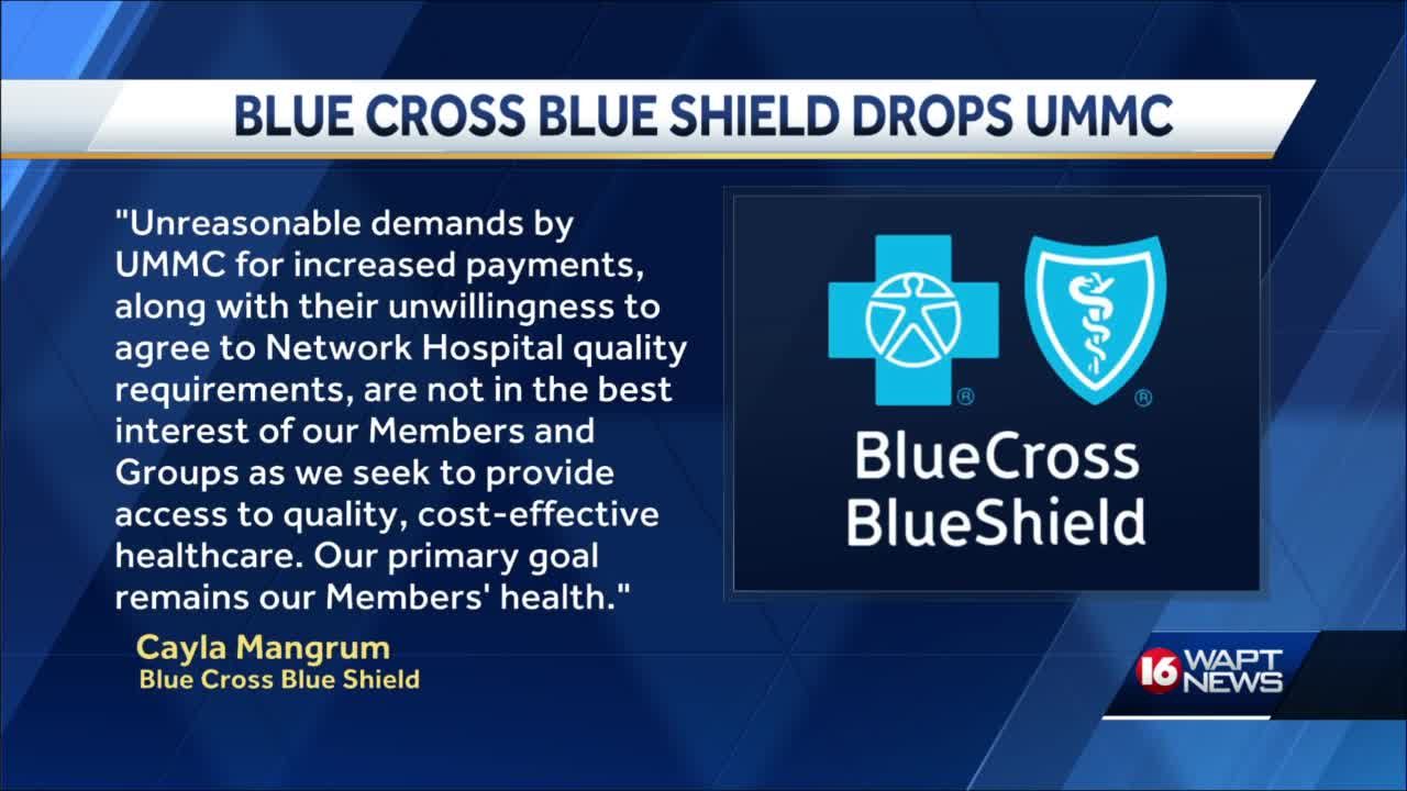 Blue Cross Blue Shield contract with UMMC expires