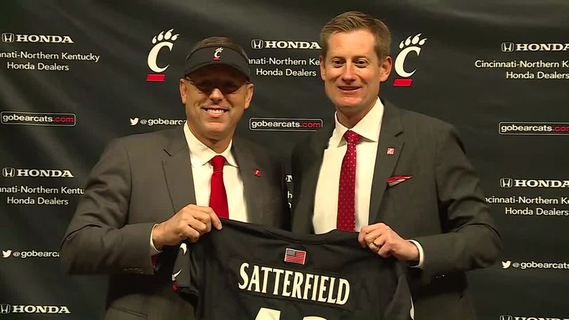 Cincinnati introduces Scott Satterfield as next head football coach